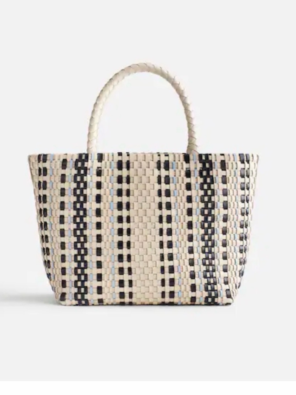 Madewell The Mini Leather Woven Tote Bag
